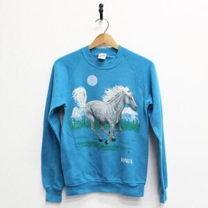 Vintage Iowa Horse Sweatshirt Small